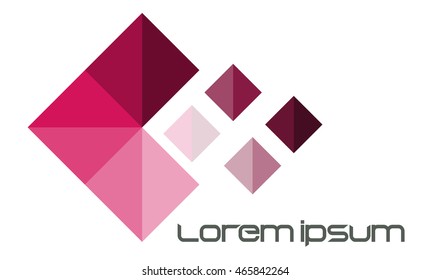 Modern icon design logo element with business card template