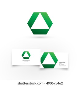 Modern icon design logo element with business card template. Best for identity and logotypes.