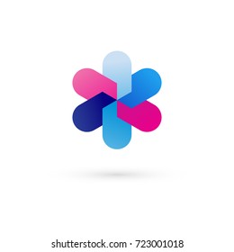 Modern icon design logo element. Best for identity and logotypes.