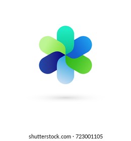 Modern icon design logo element. Best for identity and logotypes.