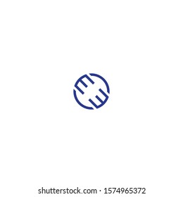 modern icon letters e logo design