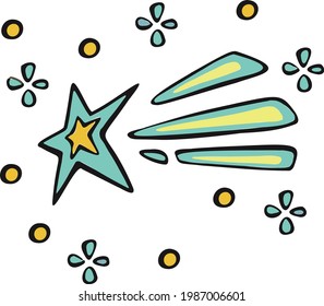 Modern icon salute star symbol. Vector