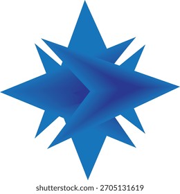 Un icono moderno con un suave color azul degradado, utilizado para el logotipo.                                                                                                                          
