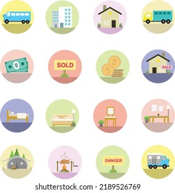 icono moderno con estilo de diseño plano blanco