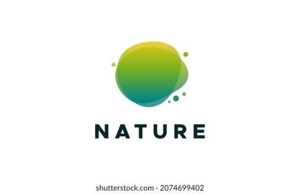Modern Iconic Nature Green leaf Element logo designs vector