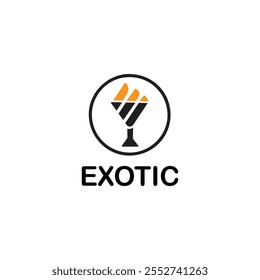 Diseño de logotipo de Vector icónico moderno