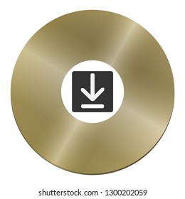 Modern icons of loading and saving files