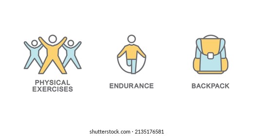 Modern icons set of fitness, exercise, gym equipment, sports, activity, recreation, nutrition.