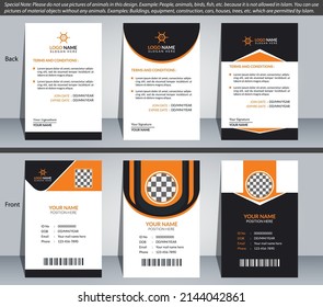 Modern ID Card Design Template