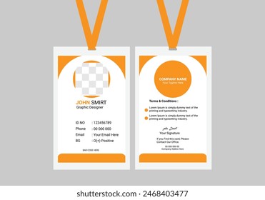 Modern Id Card Design Template
