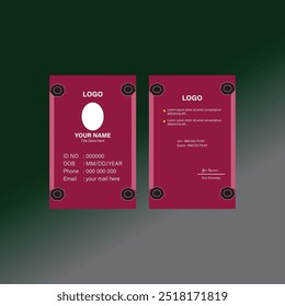 Modern  id card template design