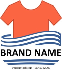 Design de logotipo de marca de vestuário de ideia moderna com letras de nome para nova identidade de marca, empresa ou empresa e vetor de símbolo. Bom para a indústria da moda, lavandaria de negócios, Boutique, vestuário, alfaiate e etc.
