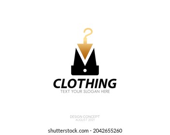 Modern idea clothing logo design for new brand identity, business or company and symbol. Vector