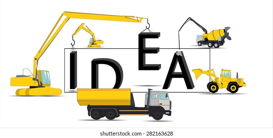 Modern Idea Concept for your Business. Vector Illustration. EPS10