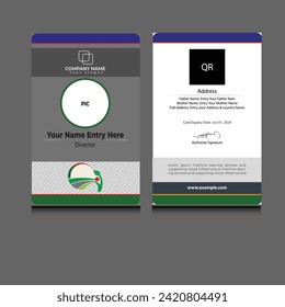 Modern Identity Card Design Template
