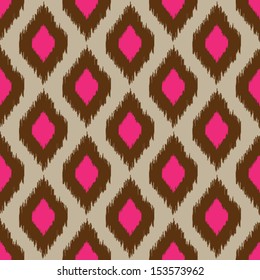 Modern ikat seamless pattern for web or home decor