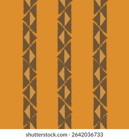 Modern ikat style pattern suitable for fabric packaging and home decoration