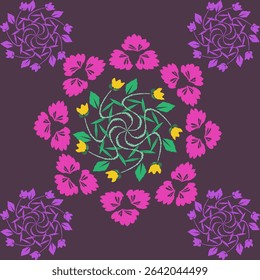 Modern ikat style pattern suitable for fabric packaging and home decoration