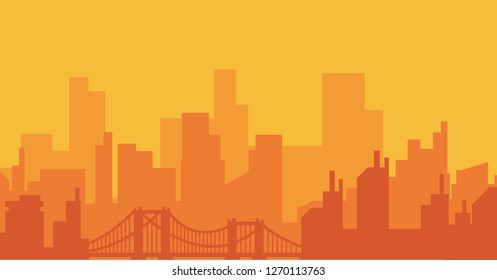Modern illustration City Skyline.