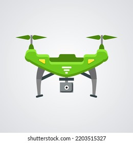 Modern illustration drone logo design