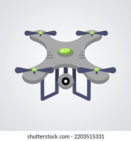 Modern illustration drone logo design