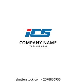 modern illustration letter I,C,S modern graphic design logo