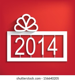 Modern illustration with new year elements for design