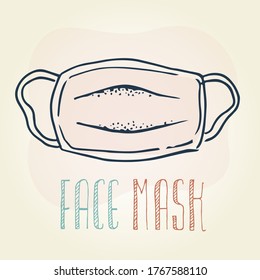 Modern illustration Protection against nothing Vector.