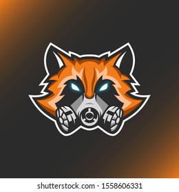 Modern Illustration Vector Fox logo for Template