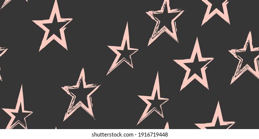 Modern illustration for wrapping paper design. Wallpaper wrapping paper textile print. Creative stylish background.  Brush stroke vector illustration. Seamless pattern.