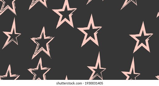 Modern illustration for wrapping paper design. Wallpaper wrapping paper textile print. Creative stylish background.  Brush stroke vector illustration. Seamless pattern.