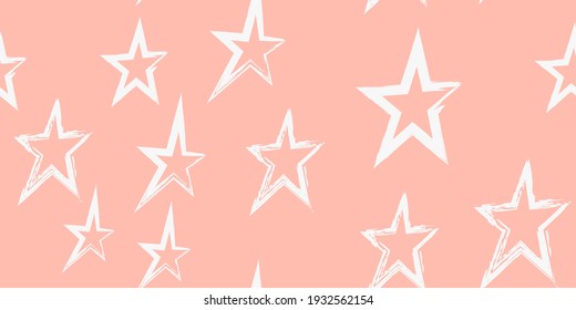 Modern illustration for wrapping paper design. Wallpaper wrapping paper textile print. Creative stylish background.  Brush stroke vector illustration. Seamless pattern.