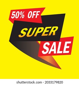 modern illustrator vector sale banner design 