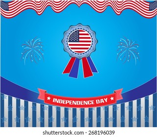 modern independence day background or independence backdrop, for presentation or printing. easy to modify.