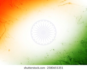 Modern Indian flag theme Republic day texture decorative background vector