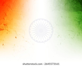Modern Indian flag theme tricolor background vector