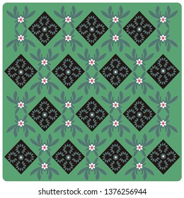 Modern Indonesian Batik: is a wax-resistant coloring technique applied to all fabrics, or fabrics made using this technique originating from Indonesia. 