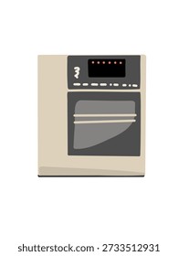 moderno fogão de indução com forno embutido