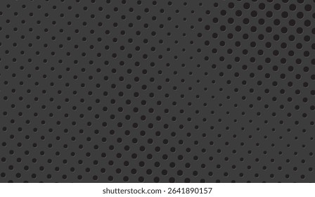 Modern Industrial Grey Metal Perforated Sheet Texture Design: Abstract Backdrop with Precise Circular Holes for Graphic Design Projects, High Resolution Geometric Grid