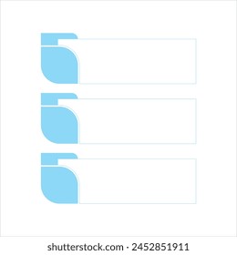 Modern Infgraphic List Vector Icon