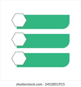 Modern Infgraphic List Vector Icon