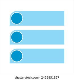 Icono de Vector de lista infográfica moderna