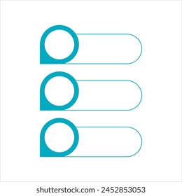 Modern Infgraphic List Vector Icon