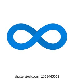Modern infinite icon. Infinity icon. Vector.