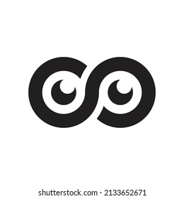 modernes Logo-Design mit unendlicher Optik