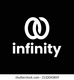 modern infinity vector logo design