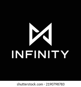 modern infinity vector logo design