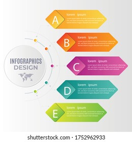 modern Info graphic with design elements. layout vector template