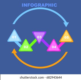 modern info graphic flat design 3