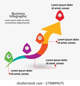 Modern info graphic framework. can be used for workflow layout, diagrams, option numbers, timelines and steps. Simple and Minimalist style. vector Illustration infographic framework.